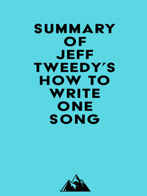 cover image of Summary of Jeff Tweedy's How to Write One Song